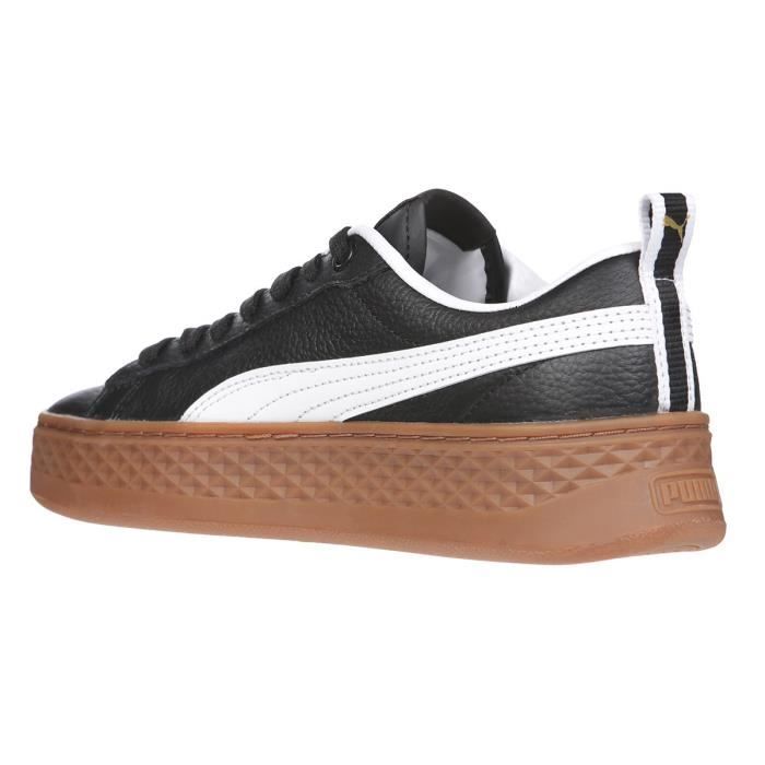 Puma platform noir et blanche discount