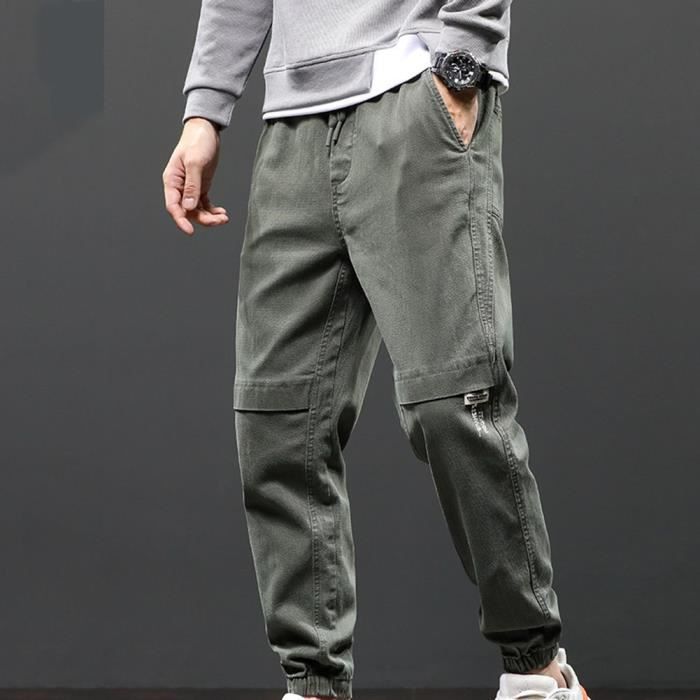 Hommes Pantalon Taille lastique L che Grande Taille Pantalon