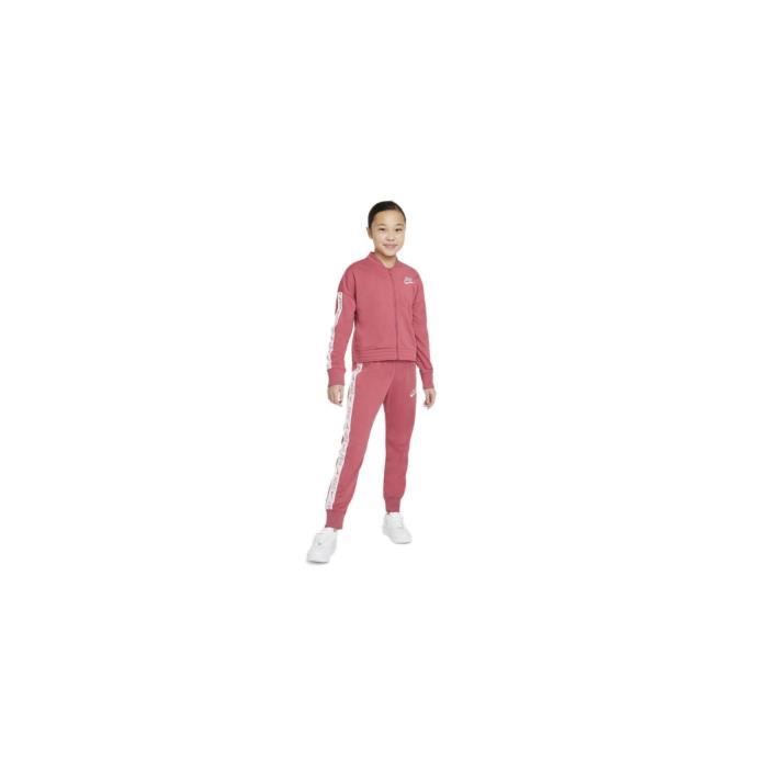 Survetement nike swoosh rose sales