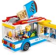 LEGO® City 60253 Le camion de la marchande de glaces, Kit de Construction Jouet Enfants 5 ans et + avec Mini-figurine de chien-3