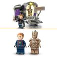 LEGO® Marvel 76253 Le QG des Gardiens de la Galaxie Volume 3, Jouet avec Minifigurines Groot et Star-Lord-3
