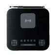 Radio-réveil DAB+/ FM avec fonction Bluetooth® et chargeur sans fil - Lenco - CR-650BK - Noir.-3