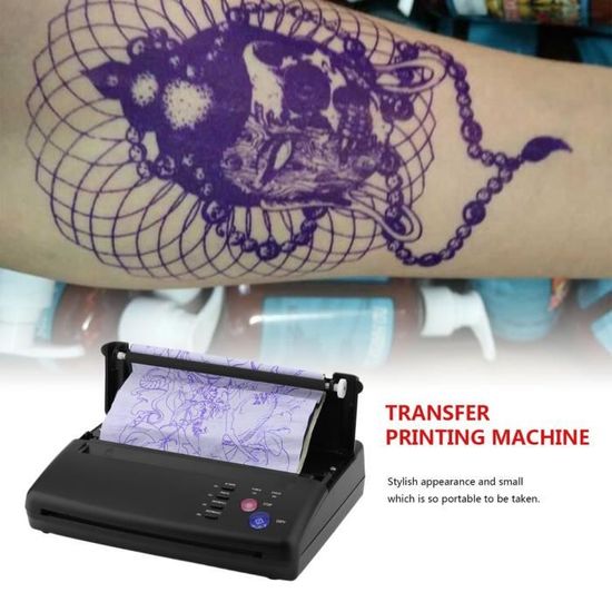 Machine De Transfert Tatouage Dessin Imprimante Tattoo Thermocopieur  Copieur Thermique A5 A4 - Cdiscount Au quotidien