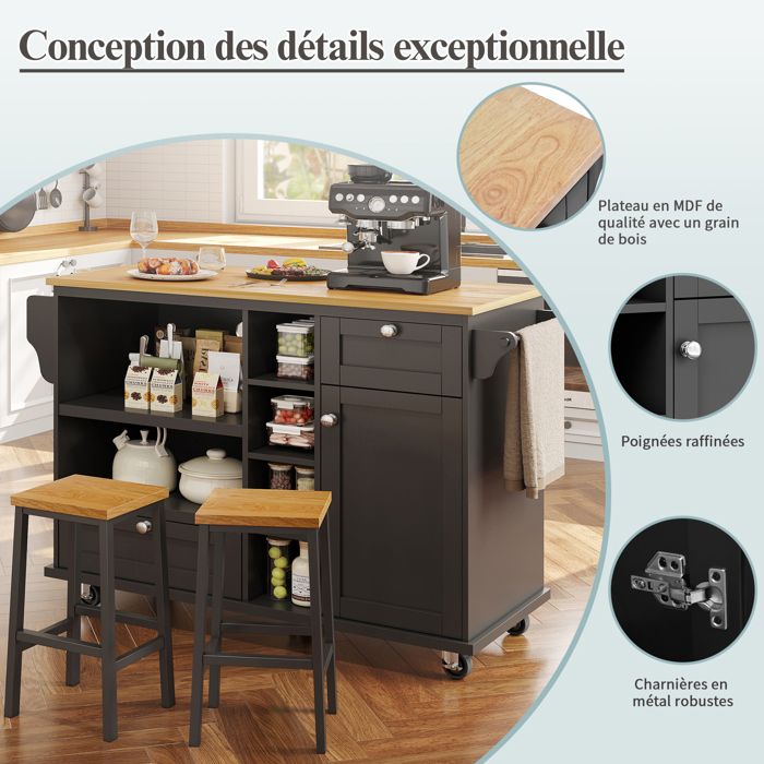 Desserte Cuisine Cdiscount