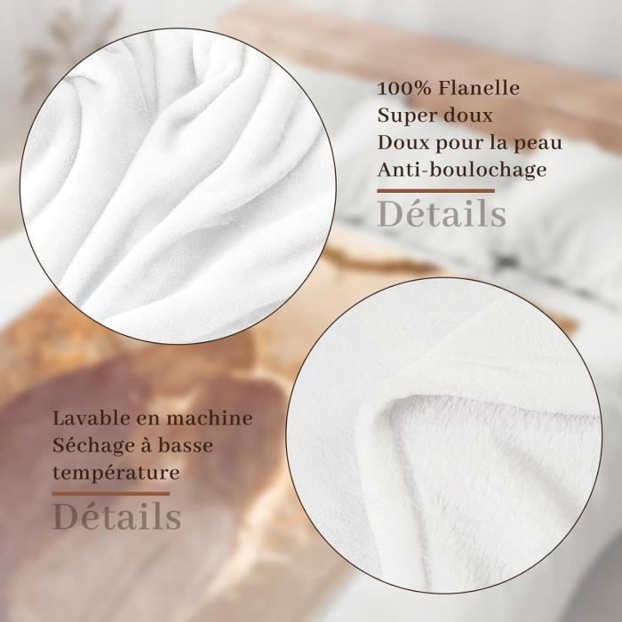 Juratar Cadeau Papy, Cadeau De Couverture En Flanelle Pour L'anniversaire De Papy, La Fête Des Pères Et Noël, 62 * 52IN