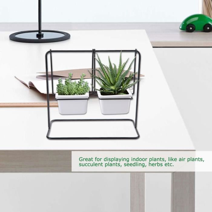 VGEBY présentoir de plante Géométrie balançoire fer rack en céramique pot  de fleur bureau à domicile bureau plante succulente