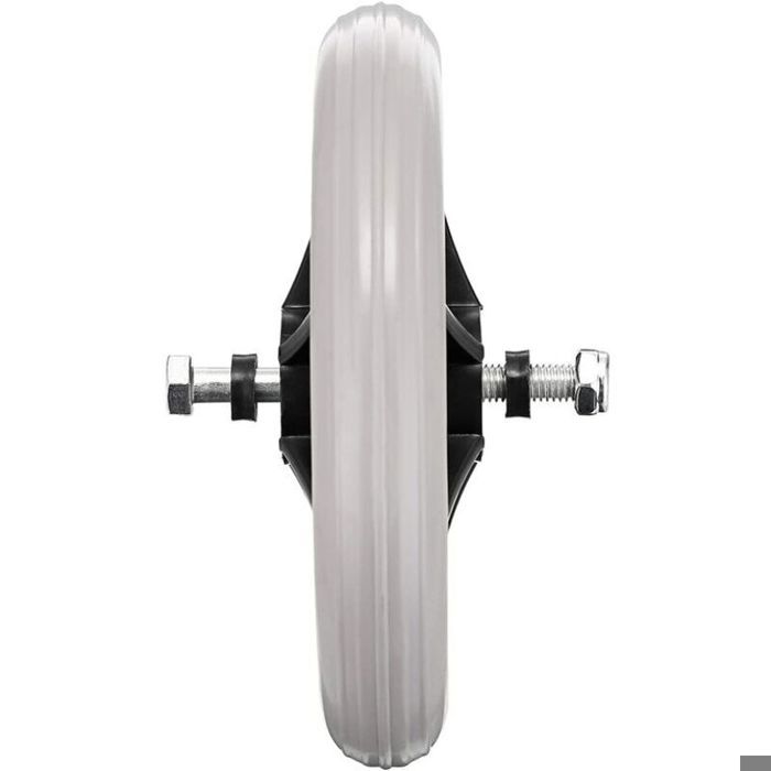 Lot De 4 Roulettes Universelles Pivotantes Pour Poussette/Trotteur - En Polypropylène Blanc - Remplacement Facile - 5