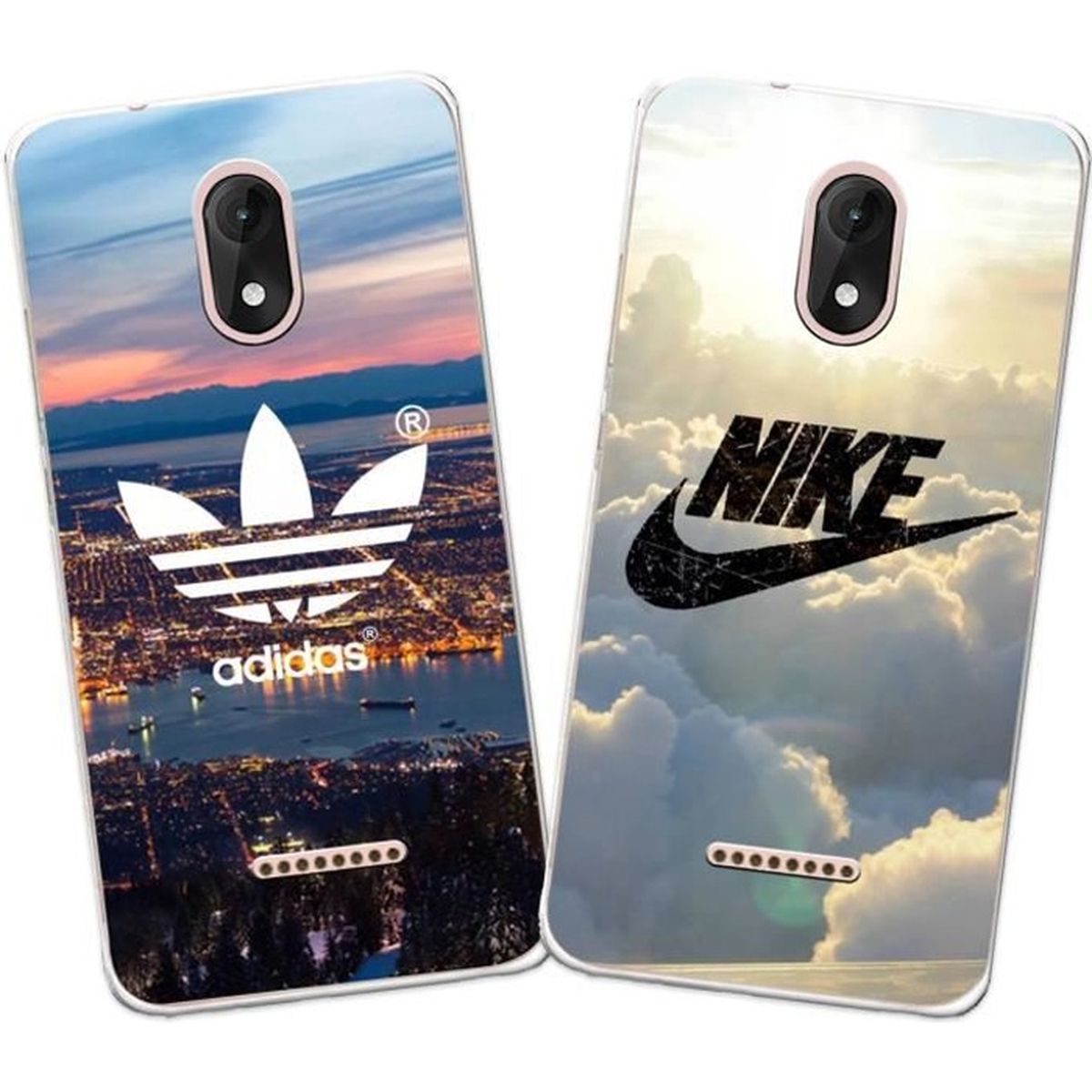 2 X Coque Samsung Galaxy S9 Nike et Adidas Doux Souple TPU Silicone Housse Étui Pour Samsung Galaxy S9