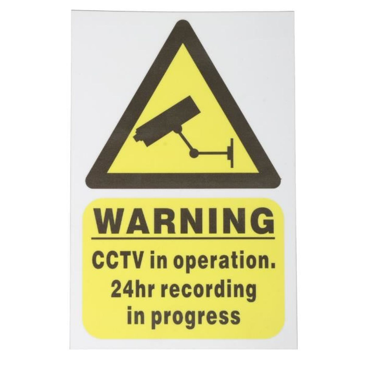 New Sticker étiquette CCTV Camera Autocollant Alarme Surveillance Vidéo