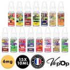 Eliquide Cigarette Electronique - Full Decouverte Vap'Op - 6mg - 70 MPGV / 30 VG - 15 x 10ml (150ml)