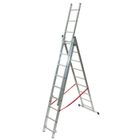 ES03F260 Echelle Universelle 3 plans adaptable aux escaliers 3 x 9 marches Echafaudages stephanois