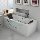 Baignoire balnéo rectangulaire Kilauea 26 jets hydromassants - DISTRIBAIN - Blanc - Acrylique - 180 x 90 x 57 cm