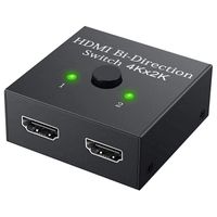 Répartiteur HDMI 4K 1080P à 2 Ports Bi-directionnel commutateur 1x2 ou 2x1 pour TV LED Hisense 50E63KT 2023 50" -Yuan Yuan-