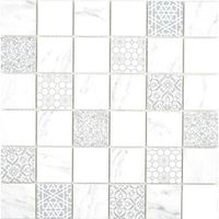 Verre Mosaïque Éco Carrara Carreaux de Mosaique Mur Miroir Mosaïque Cuisine Bain