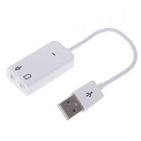 CABLING® Adaptateur audio USB externe carte son stéréo jack casque et micro, PC, ordinateurs portables, ordinateurs de bureau, PS4