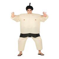 Déguisement gonflable de lutteur de Sumo pour adulte - Disfrazzes - Multicolore - Intérieur - Plastique