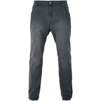 Urban Classics Slim Fit Zip Jeans Homme Jean noir