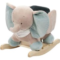 Bascule Axel l'éléphant - Nattou - Mixte - A partir de 10 mois - Bleu