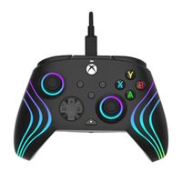 Manette filaire - PDP - Afterglow Wave - PC, Xbox One et Series X|S - 1 mois Game Pass Ultimate - Licence officielle Microsoft Noir