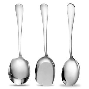 Set De 3 Ustensiles Cuisine En Inox - Cuillère, Louche, Spatule - Neuf - Fabrication Inde