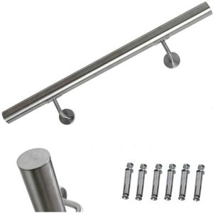 Acier Inoxydable Main Courante Support Mural Garde-Corps Support Tube escalier fins de série v2a