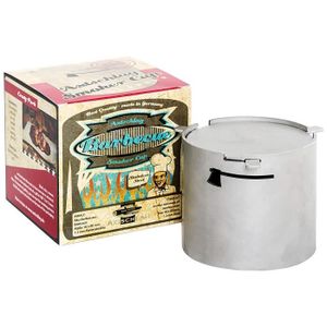 BARBECUE Axtschlag Encens Box en acier inoxydable, Fumoir Cup, diamètre 90 mm, hauteur 80 mm