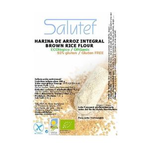 FARINE LEVURE SALUTEF - Farine de riz complet ECO 1500 g de poudre