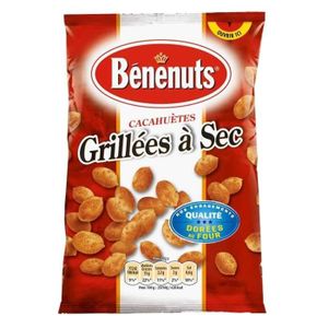 BISCUITS SALÉS Bénénuts - Bénénuts Cacahuètes Grillées 120g (lot 