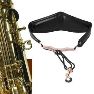 2pcs - Sangles de Saxophone souples en cuir pour enfant et adulte, Double  épaule, avec crochet métallique, po - Achat / Vente saxophone 2pcs -  Sangles de Saxophone souples en cuir pour