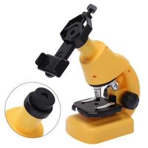 TIM® Zerone kit de jouet de microscope Enfants Microscope Jouet 100X 400X  1200X Ergonomique Bonne Stabilité Enfants Microscope Scien
