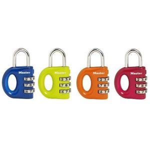 Master Lock 1550EURDCOL Cadenas mousqueton a combinaison couleur