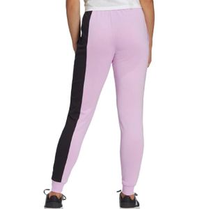 SURVÊTEMENT Jogging Femme ADIDAS Rose/Noir - Taille élastique - Poches latérales - 100% Coton
