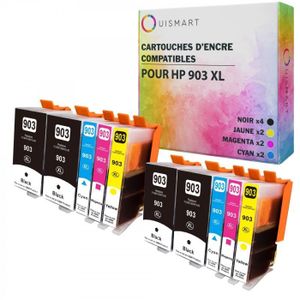 PACK CARTOUCHES Ouismart® 10 Cartouches Compatible HP 903 903XL HP