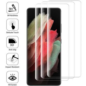 DOHUI Verre Trempé pour Samsung Galaxy S21, [2 Pièces] Ultra Thin 9H Film  Protection en Verre Trempé Écran [Couverture Complète] Protecteur D'écran