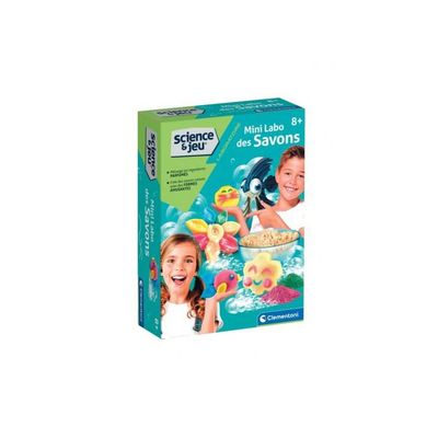 Mini laboratoire des savons, Science - Kit Fabrication, Creation DIY - Savons colores et parfumes - Set Jeu - Jeux - Jouets