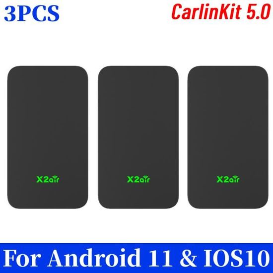 3PCS 2air-CarlinKit 5.0 Wireless Auto Adapte, Apple Android