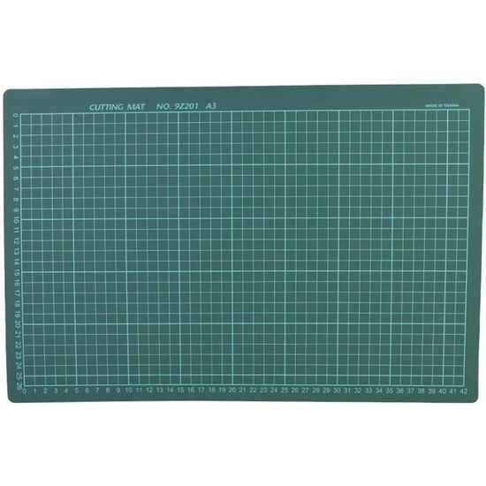 Tapis De Découpe A5 Antidérapant | Auto-cicatrisant, Guide De Lignes Vert | Protection Plan De Travail | Loisirs Créatifs