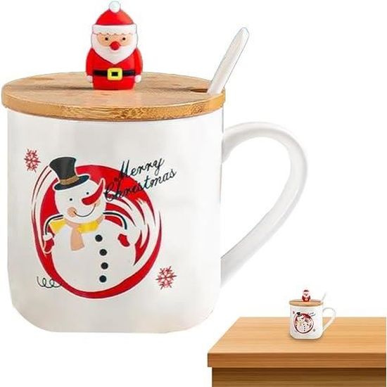 Tasse De Noël DIY à Peindre - Kit Créatif En Céramique 13,8x10,5x9,5 Cm | Activité Manuelle Enfants Adultes - 6