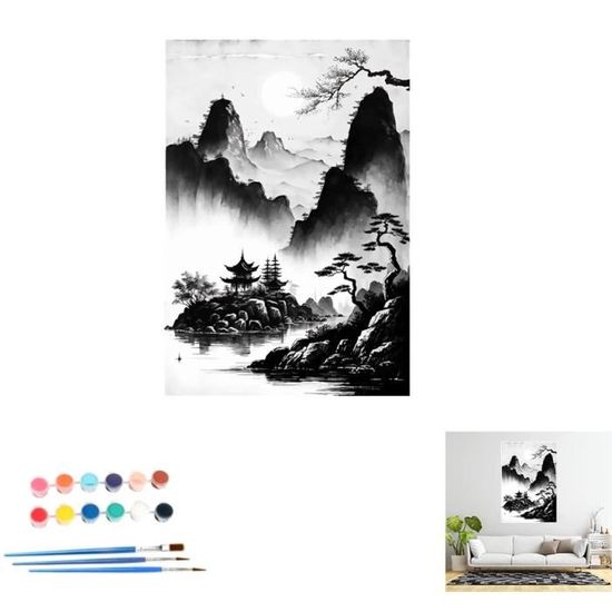 AZQSD bricolage peintures par numéros hiver toile ... – Grandado