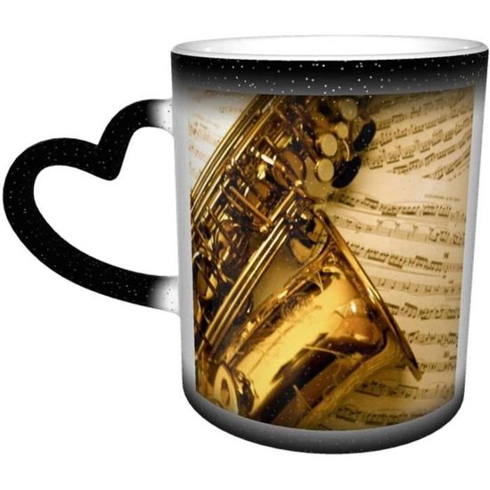 Tasse AC/DC à Changement De Chaleur - Mug Céramique Officielle Logo Révélé Par La Chaleur