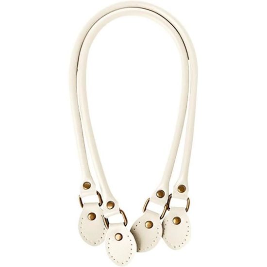 40Cm Poign?�e De Sac ?? Main,Lot De 2 Bandouli?�res De Rechange Sangle En Cuir Pu Anse Pour Sac D 