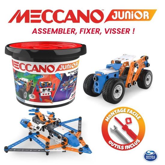 Meccano Junior - Baril 150 pièces