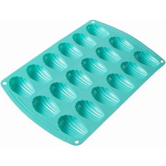 YXHZVON Lot De 2 Moules à Madeleines Silicone 9 Cavités – Antiadhésif, Noir – Parfait Pour Gâteaux, Chocolats & Muffins