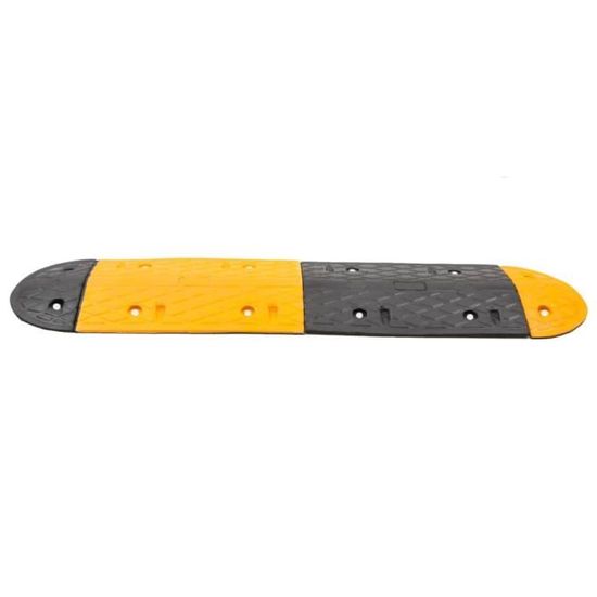 Ralentisseur De Circulation En Caoutchouc - 226 Cm (2 Pièces) - Jaune Et Noir Antidérapant - Pour Entrée Privée Ou Parking