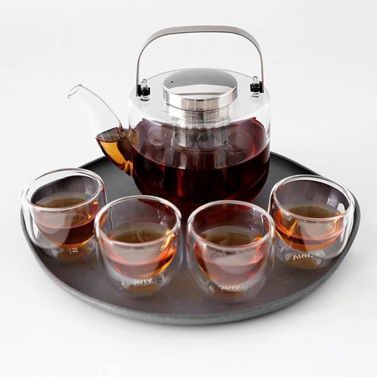 Support De Lampe à Thé En Verre Berserks – Motif Daisy – Avec Bougie – Neuf