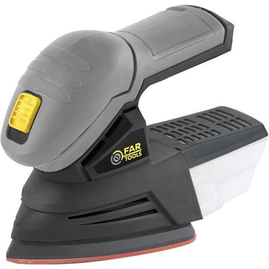 Ponceuse Vibrante Fartools 330W - Patin 114x228mm - Vitesse Variable Et Aspiration