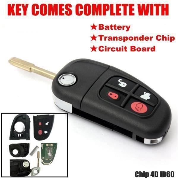 4-Boutons COQUE CLE PLIP Télécommande 433MH Pour JAGUAR X Type S type XJ +PILE COSwk4487-,-isCdav-:false,-price-:47.24,-priceS-:9