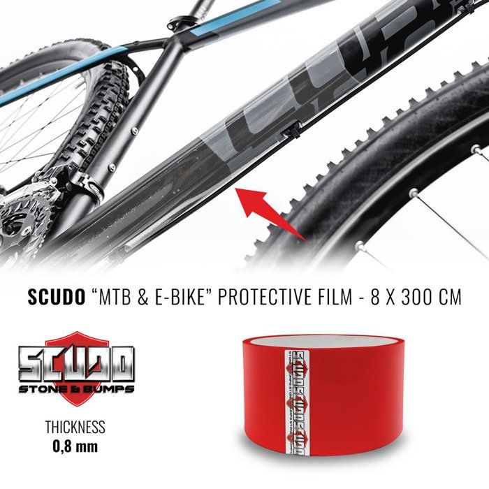 Autocollant De Protection Pour Cadre De Vélo - 1 Feuille Noir Carbone - Protège Contre Les Rayures De Chaîne - Universel