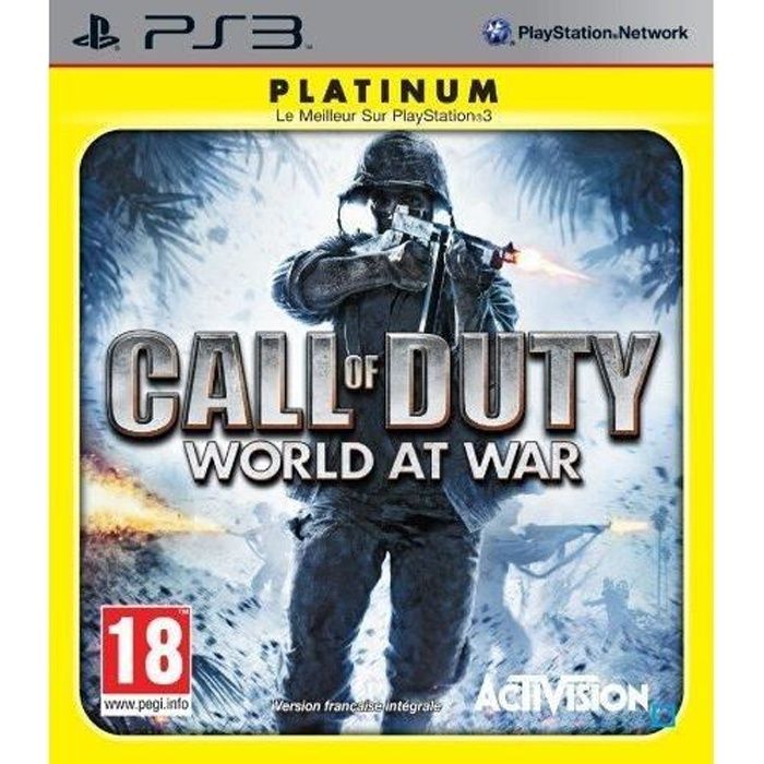 Activision Call Of Duty 5 World At War Jeu PS3