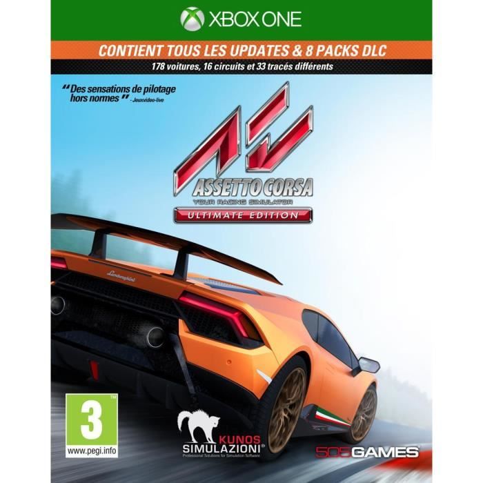 Assetto Corsa Ultimate Edition Jeu Xbox One  Avis / Test  Cdiscount